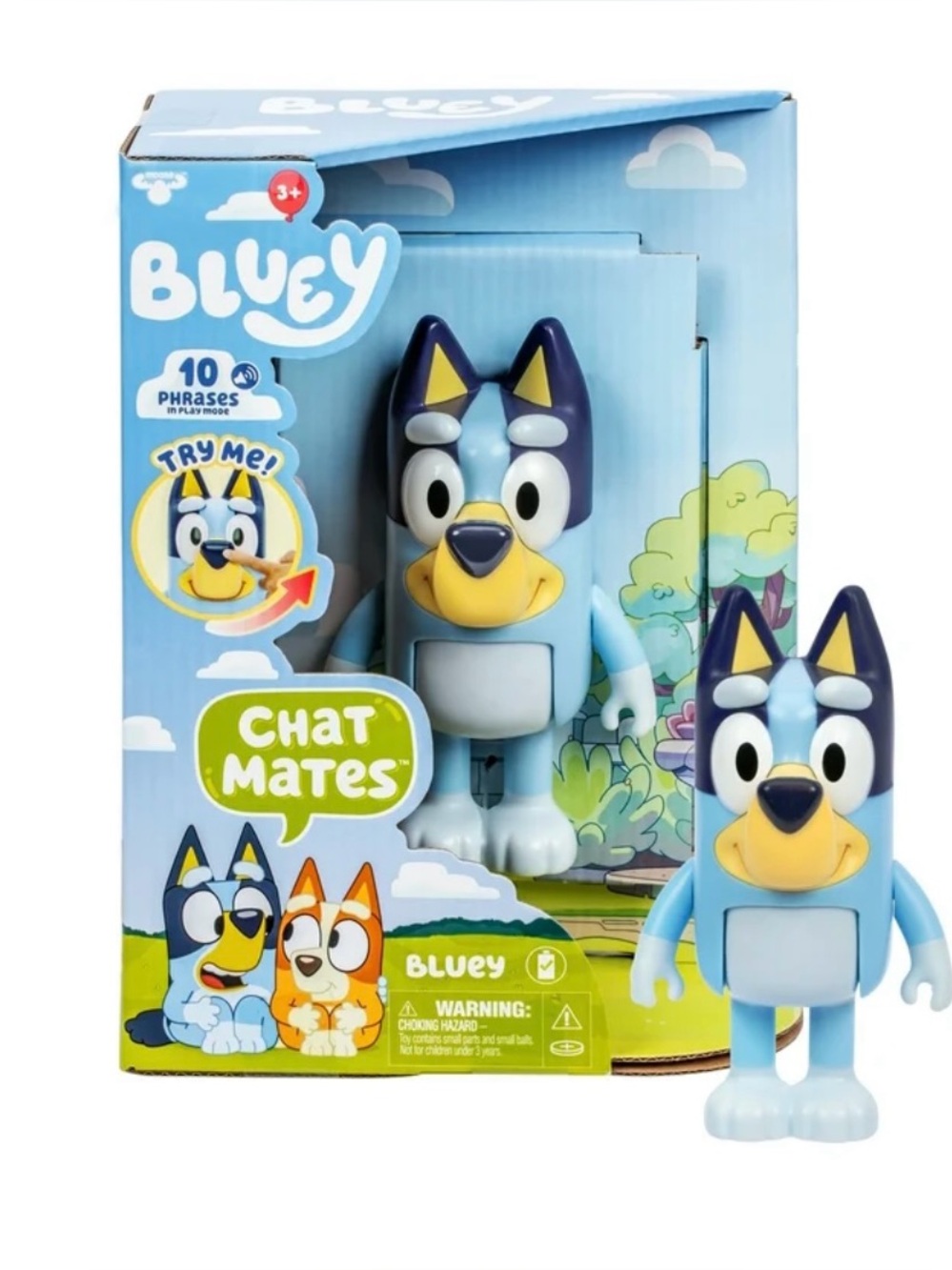 Chat Mates Interactive Blue Figure - Blue Unisex NIB